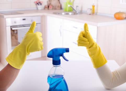 Detailed bathroom cleaning during a move-out service in Pimlico