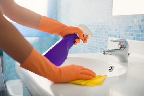 Professional cleaning of high-traffic carpets in a Pimlico workplace