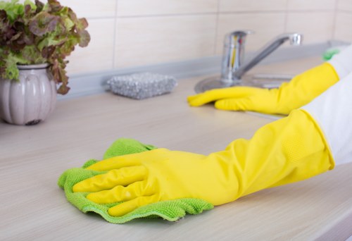 Professional curtain fabric inspection and stain treatment in Pimlico