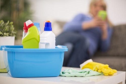Waste handling and environmental compliance for cleaning services